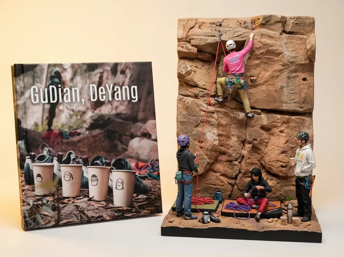 Stylized Image - Crag Companions Diorama