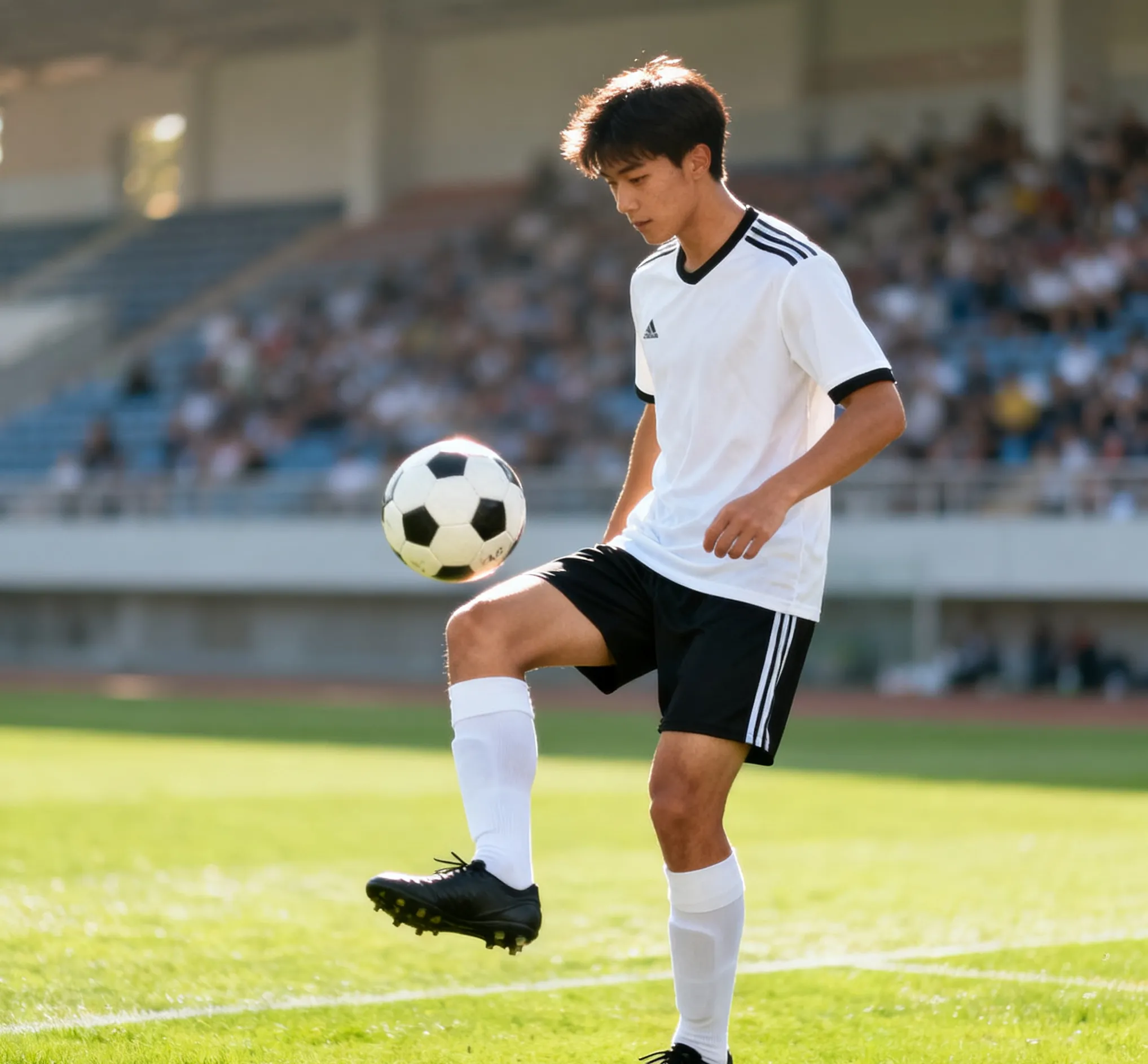 Original Image - Floodlight Noir (Cold Rainy Night)