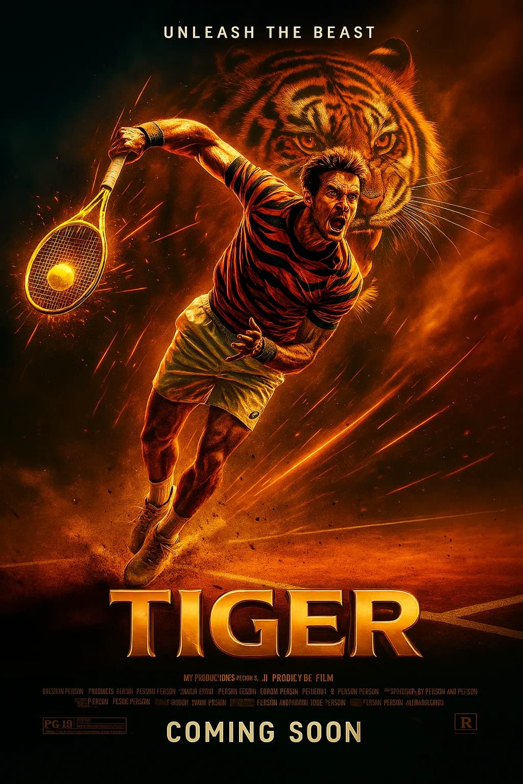 Stylized Image - Tiger Roar Smash