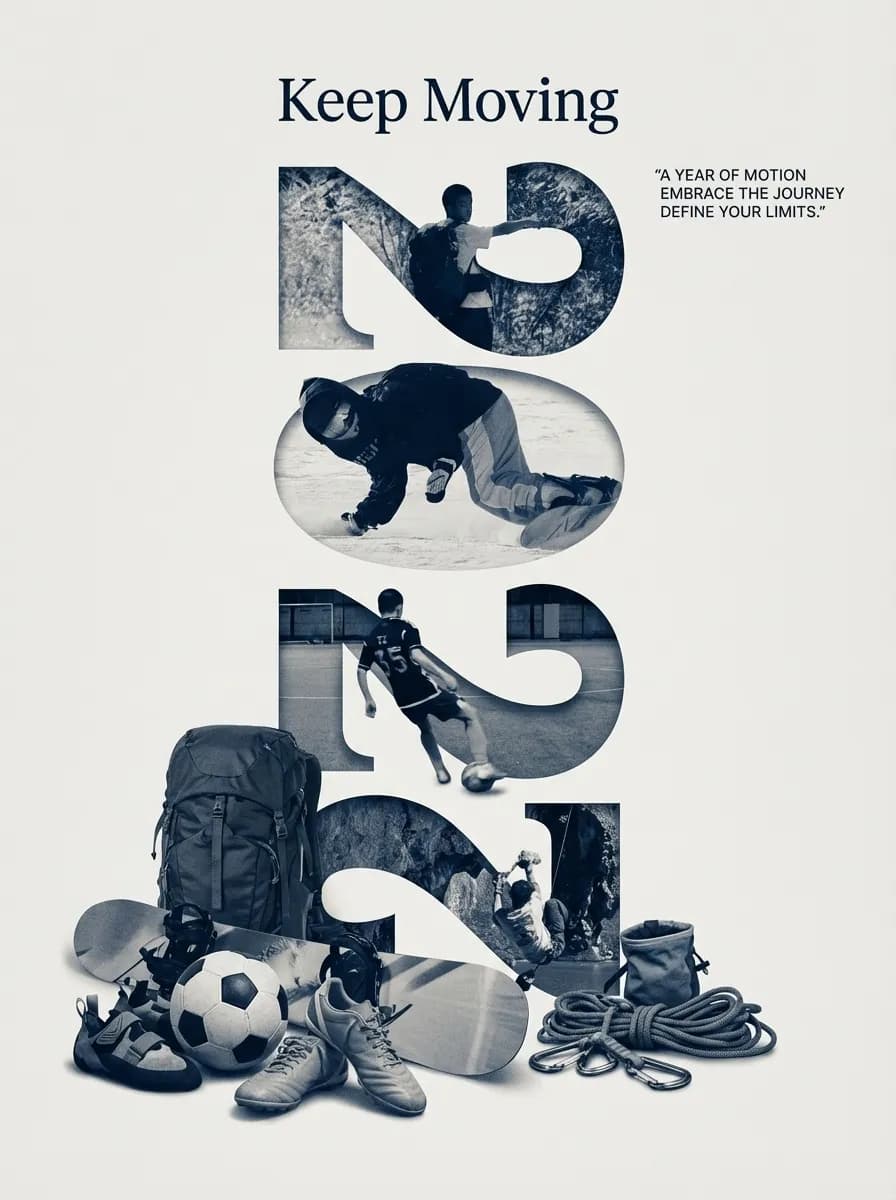 Stylized Image - Annual Sports Poster