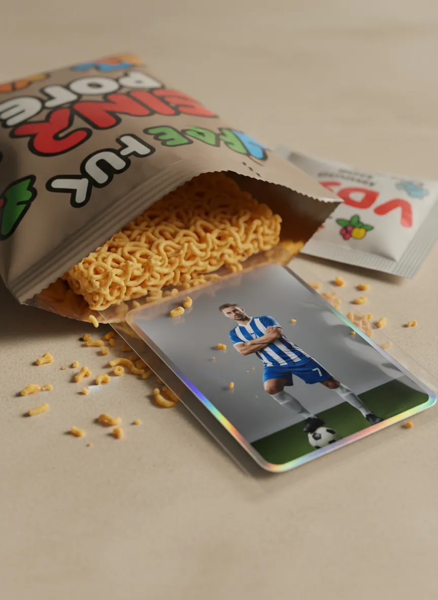 Stylized Image - Crunch Noodle Card