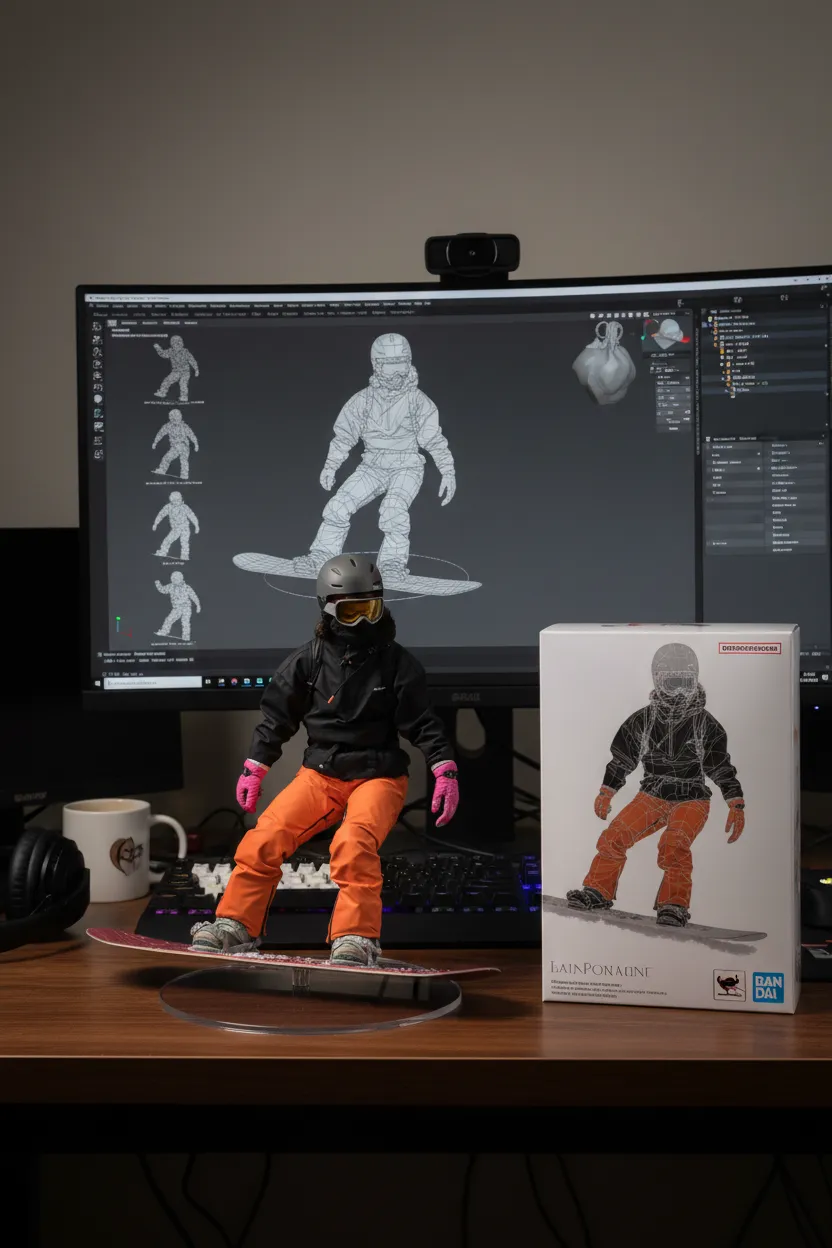 Stylized Image - Workbench Figurine