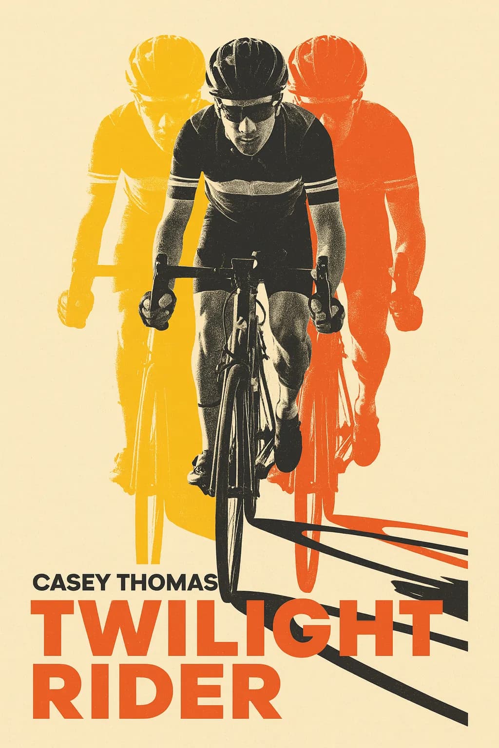 Stylized Image - Retro Motion Cyclist