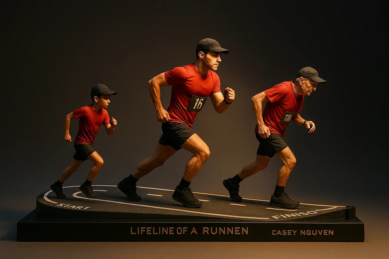 Stylized Image - Lifeline of a Runner