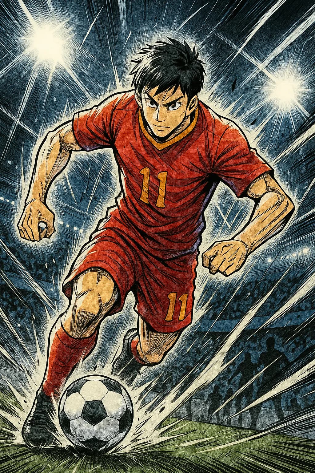 Stylized Image - Classic Shōnen Style