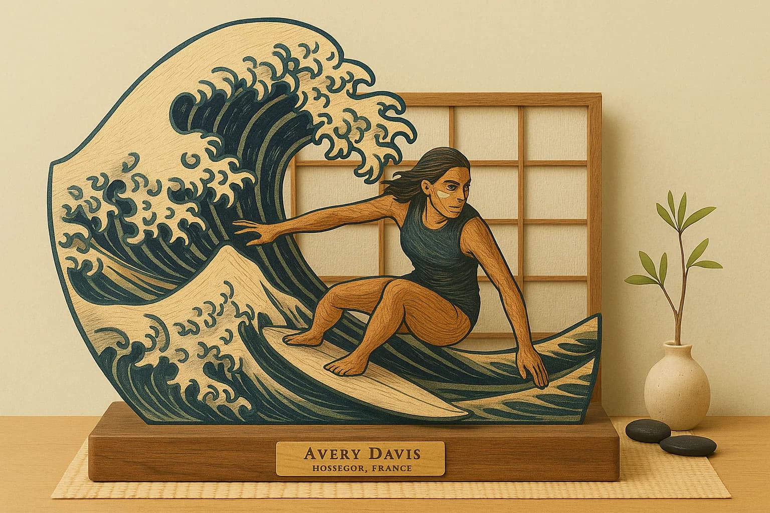 Stylized Image - Ukiyo-e - Big Wave Legend