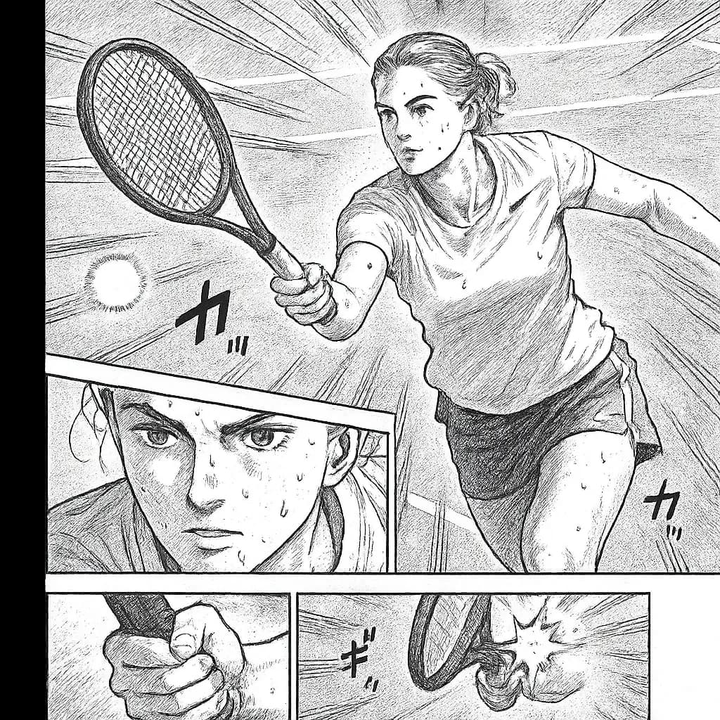 Stylized Image - Manga Motion Panels