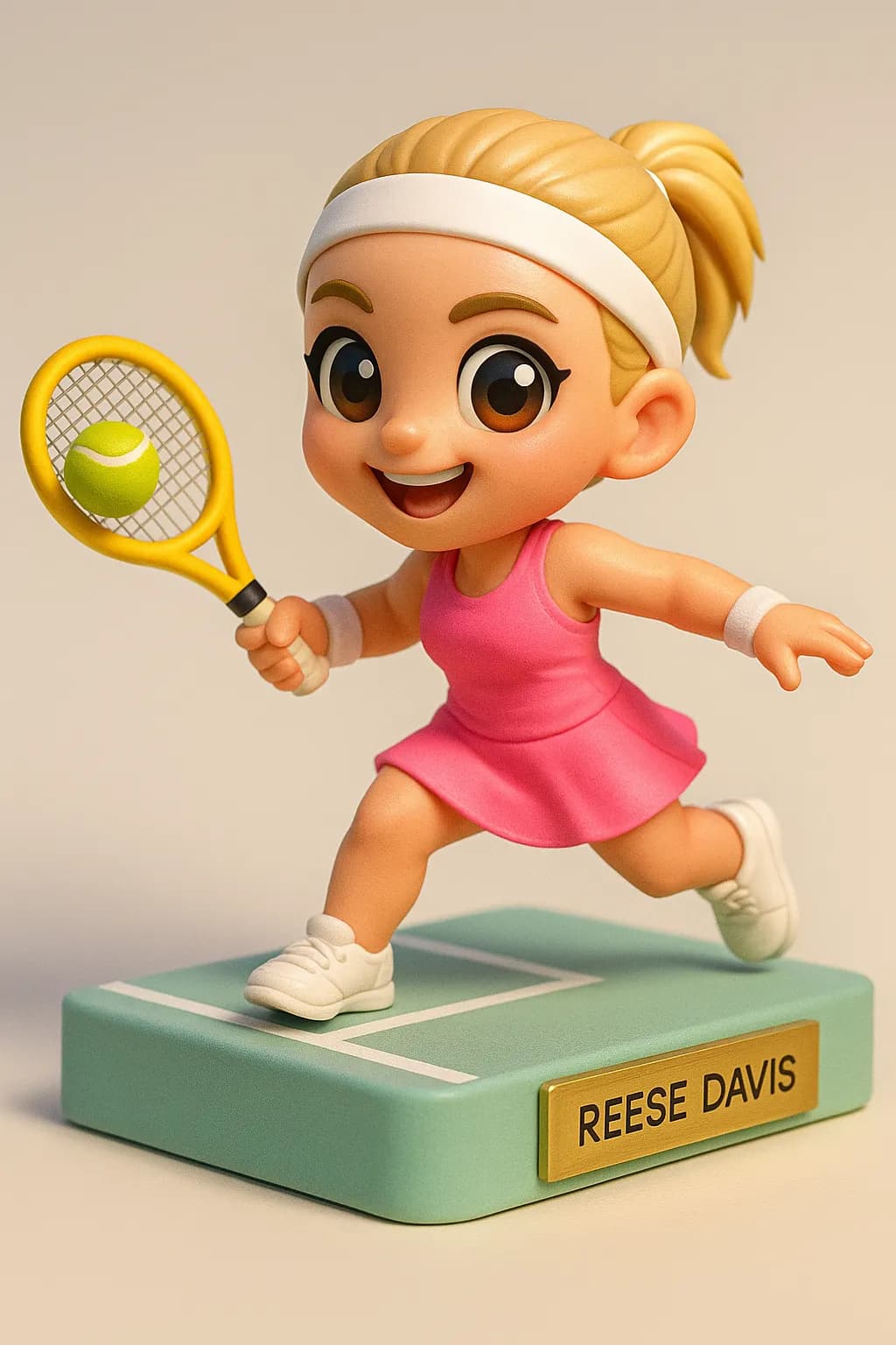 Stylized Image - POP-Style Chibi Champion Figure